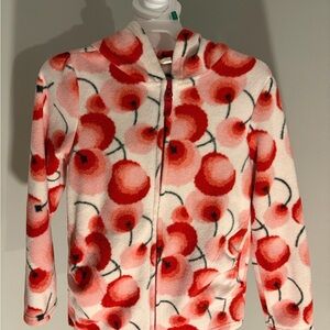 Crazy 8 white and red cherry hoodie